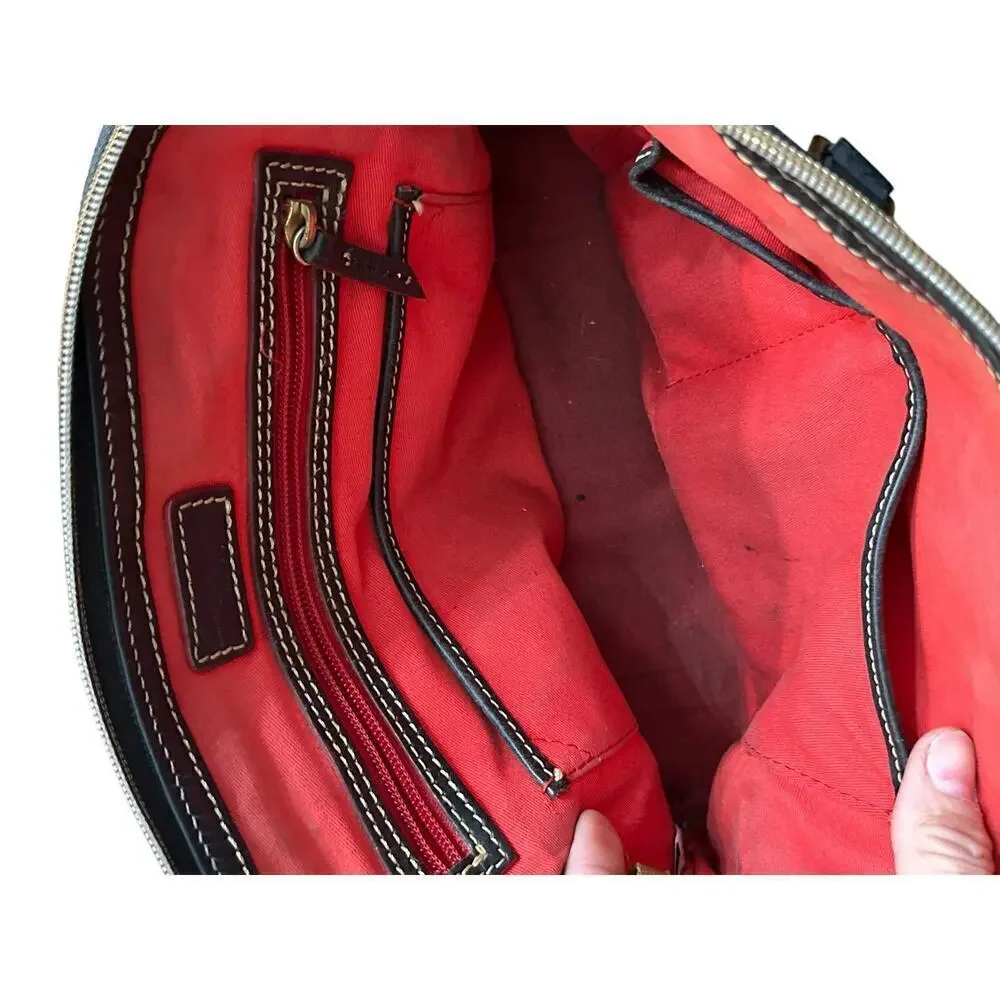 Dooney & Clearance Bourke Mickey Ears Disney Parks Satchel Hand Bag Size